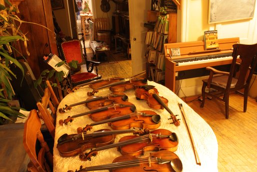 Choisir un violon chez P.Boucher